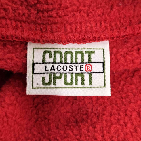 ラコステスポーツ LACOSTE SPORT ワニワッペン フリースベスト メンズ EUR:40